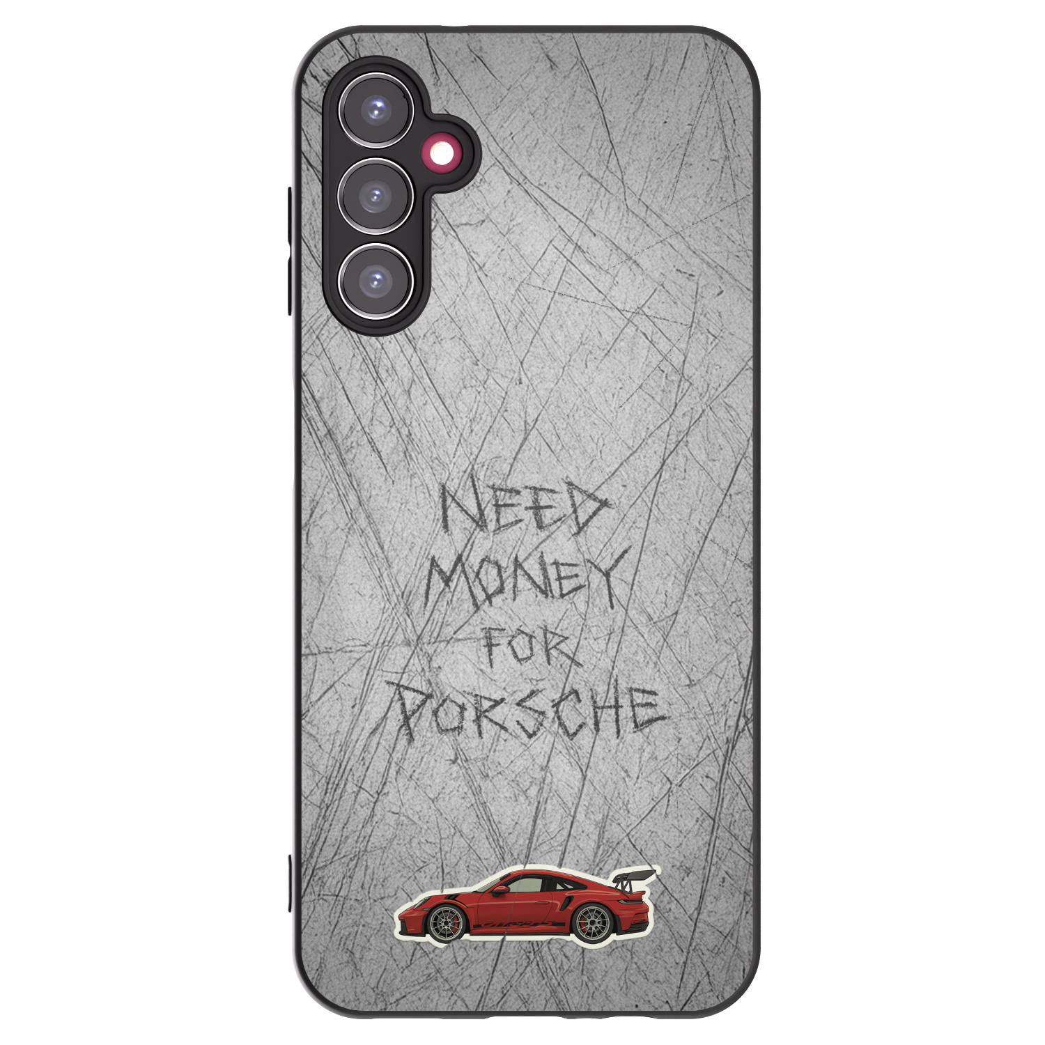 Picasee Samsung Galaxy A14 5G A146P Hülle - Schwarzes Silikon - Garage Scratch