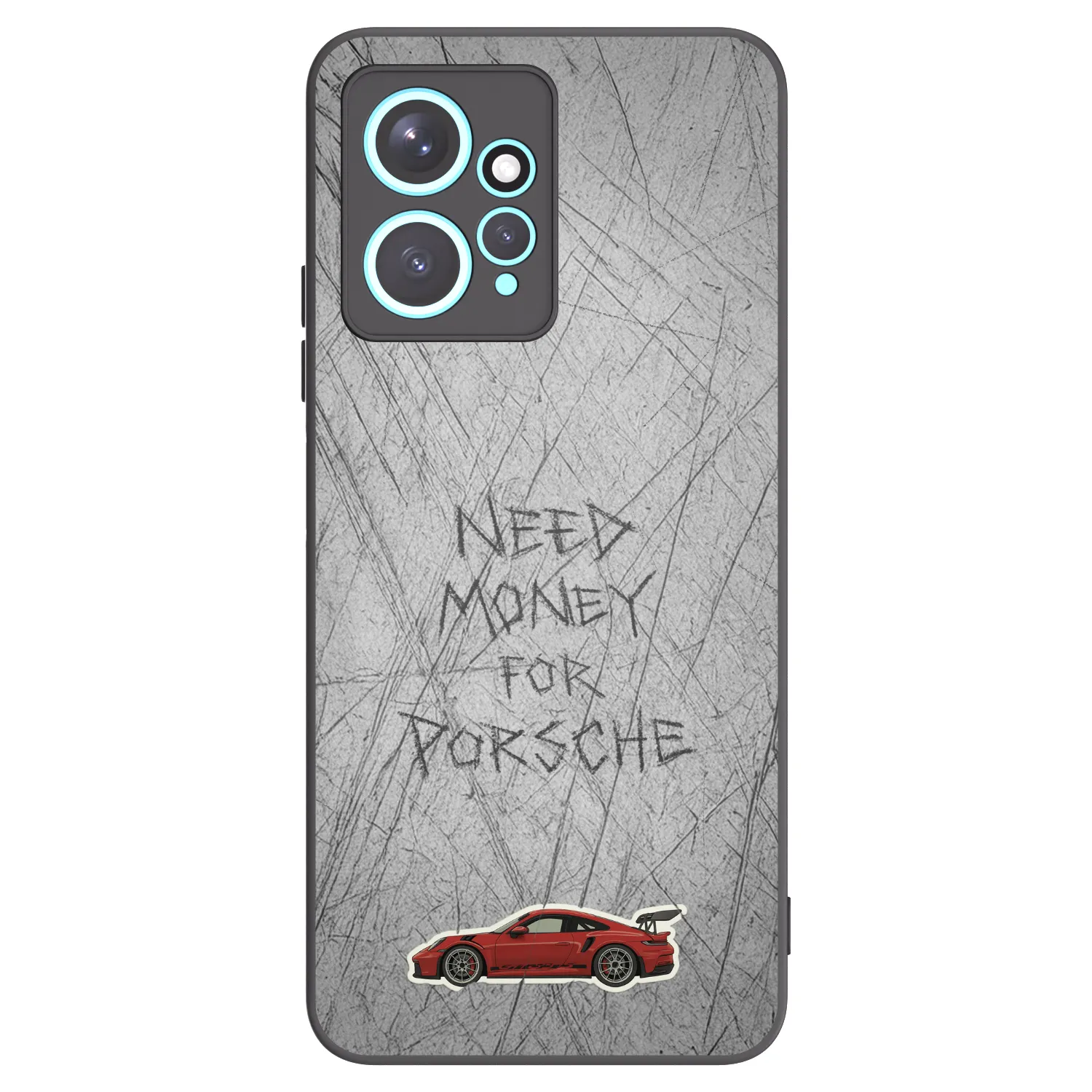 Picasee Xiaomi Redmi Note 12 4G Hülle - Schwarzes Silikon - Garage Scratch