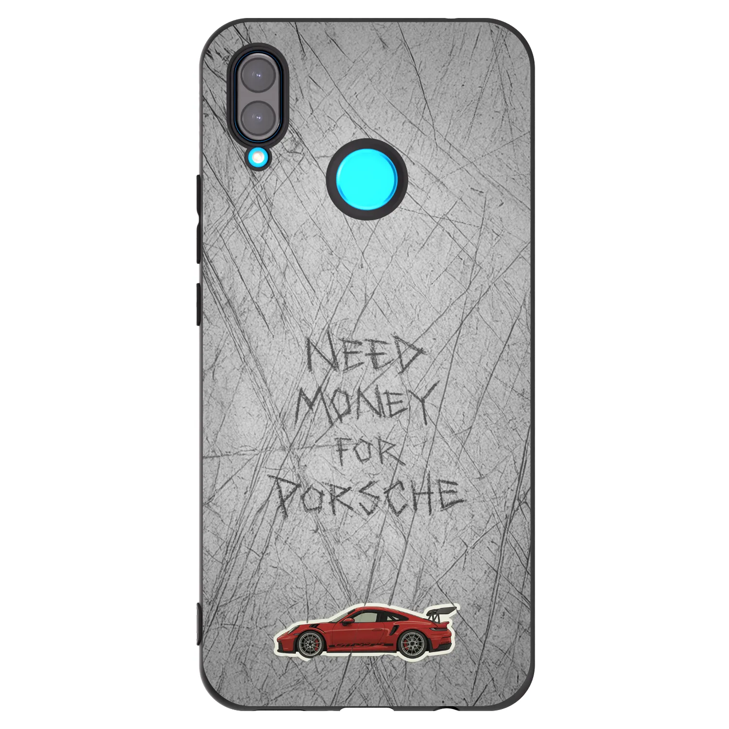 Picasee Huawei Nova 3i Hülle - Schwarzes Silikon - Garage Scratch