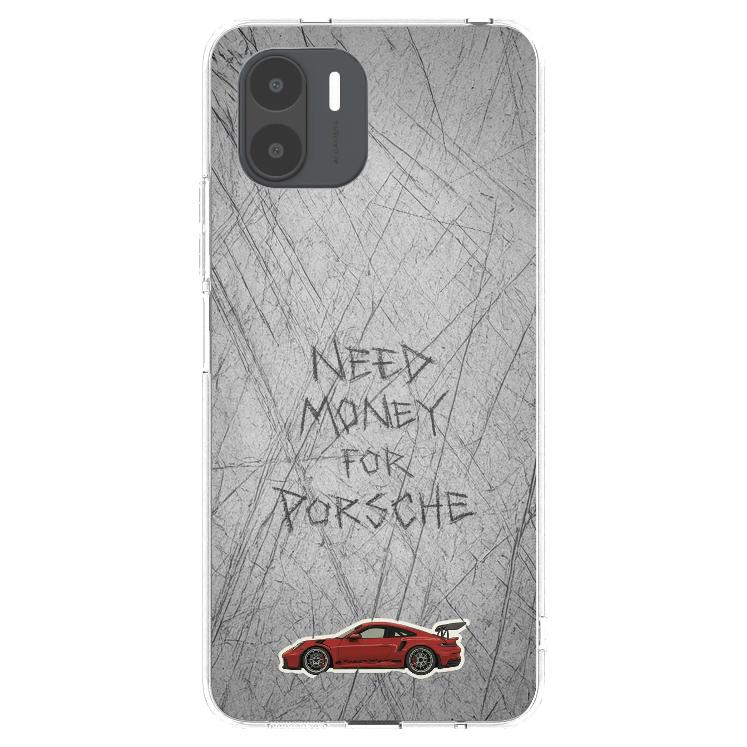 Picasee Xiaomi Redmi A2 Hülle - Transparentes Silikon - Garage Scratch