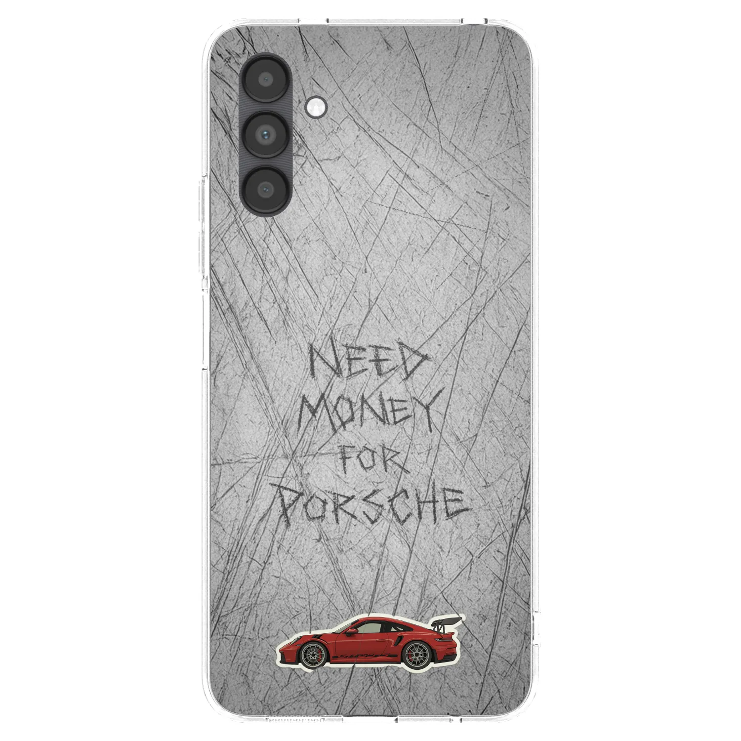 Picasee Samsung Galaxy A04s A047F Hülle - Transparentes Silikon - Garage Scratch