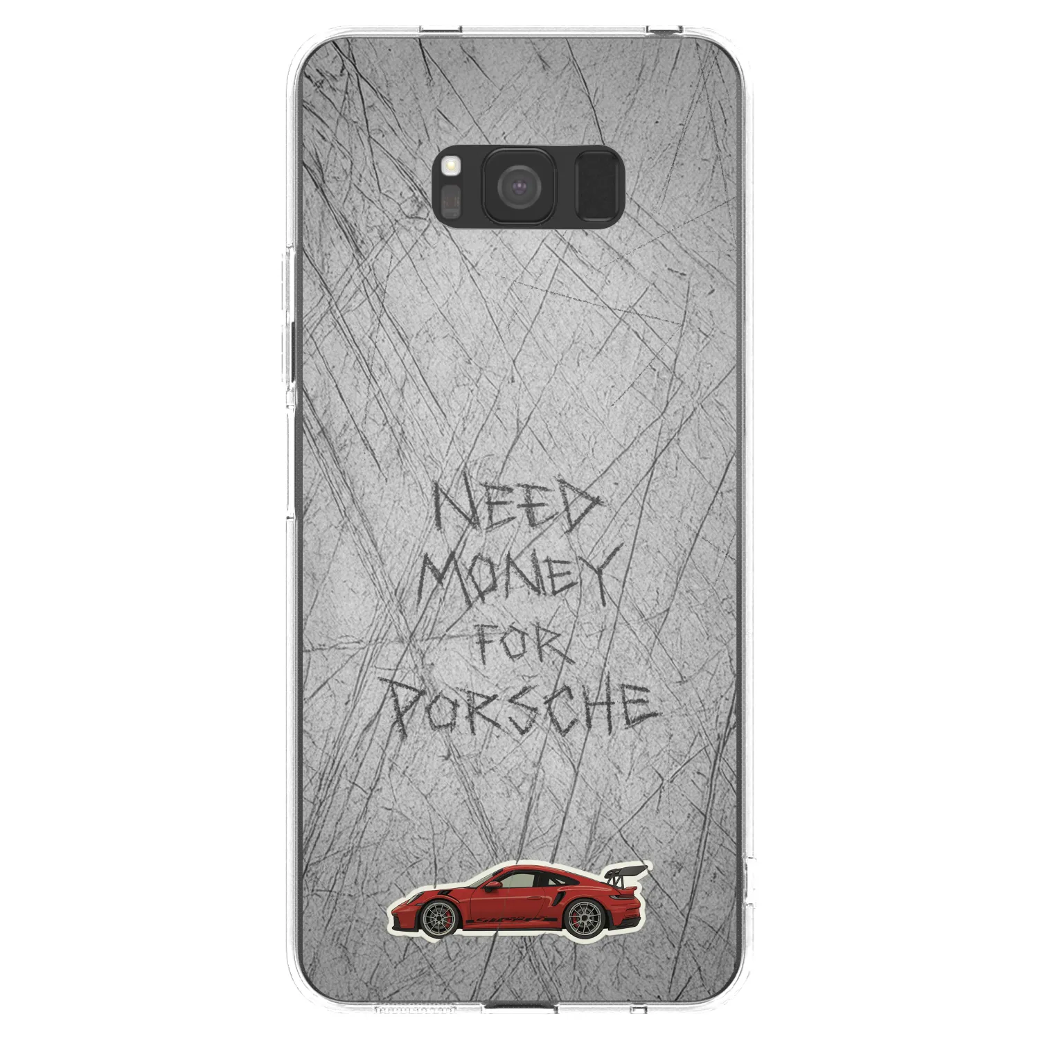 Picasee Samsung Galaxy S8 G950F Hülle - Transparentes Silikon - Garage Scratch