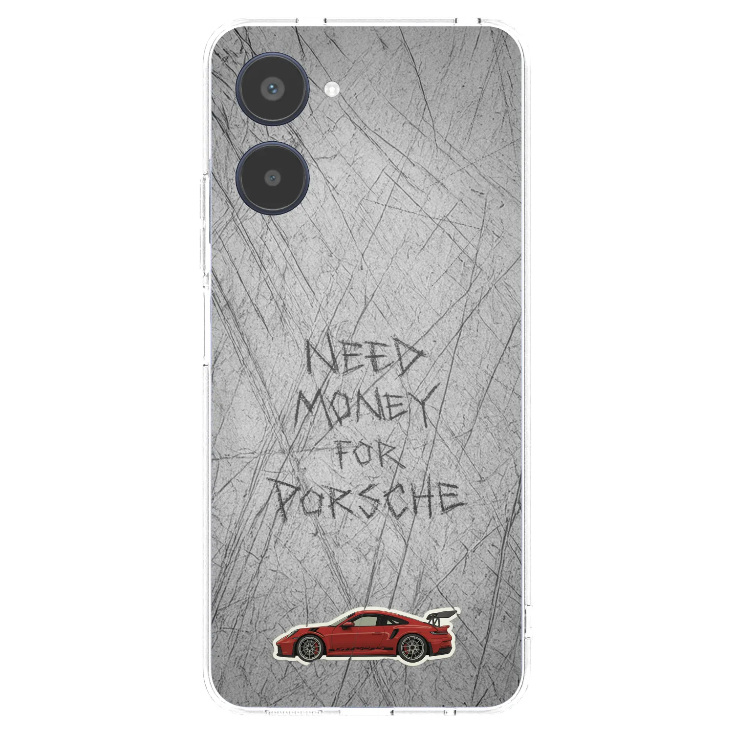 Picasee Realme 10 4G Hülle - Transparentes Silikon - Garage Scratch