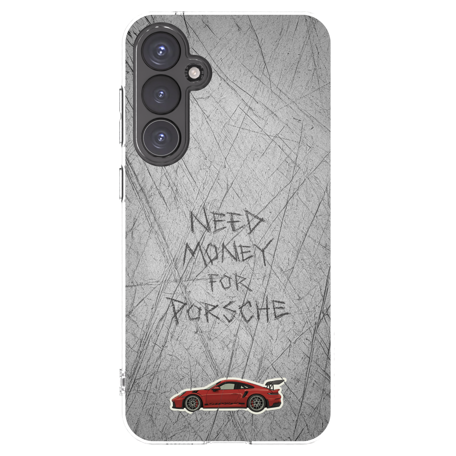 Picasee Samsung Galaxy S23 FE S711B Hülle - Transparentes Silikon - Garage Scratch