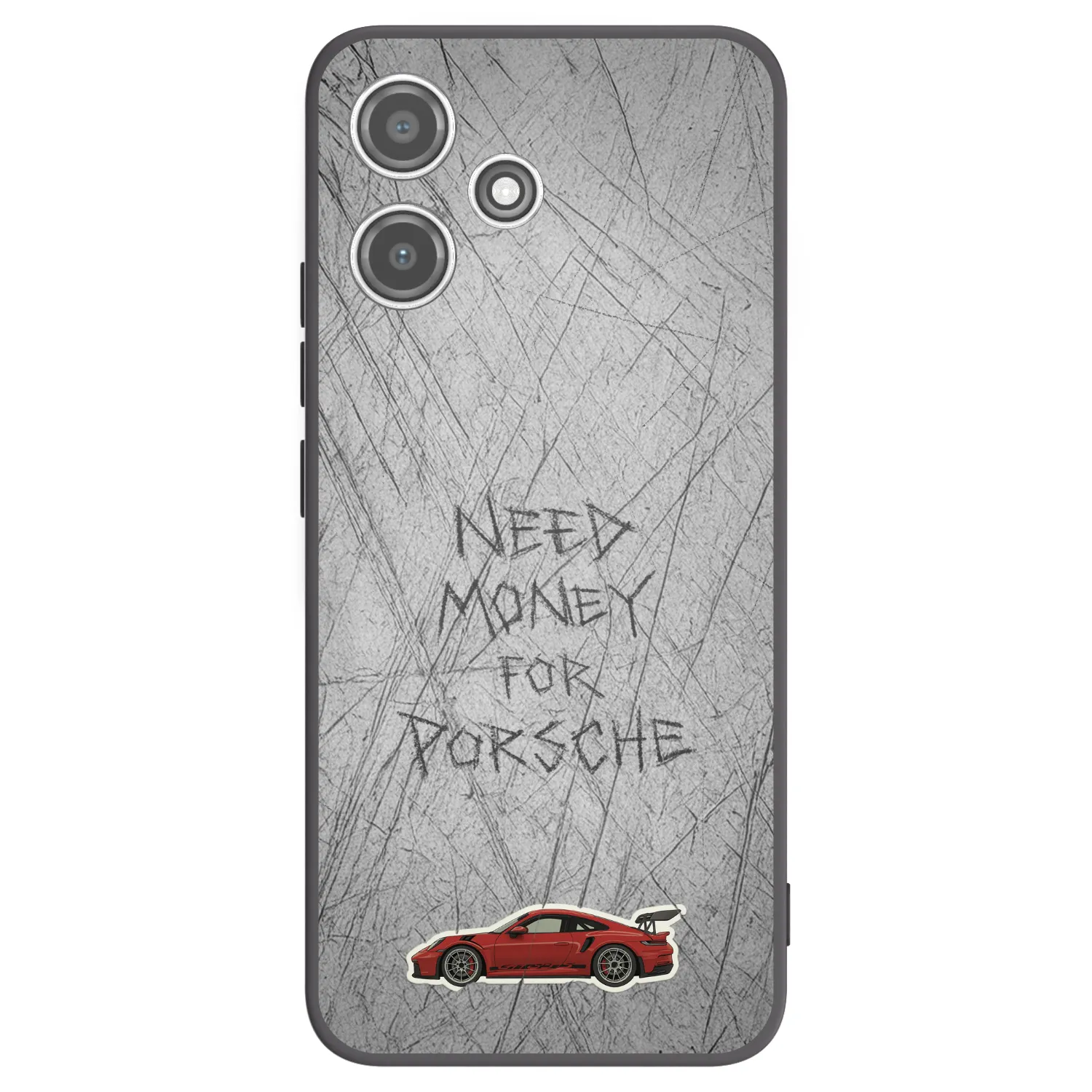 Picasee Xiaomi Redmi 12 5G Hülle - Schwarzes Silikon - Garage Scratch