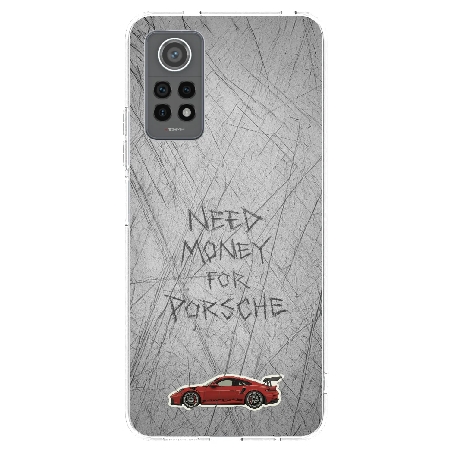 Picasee Xiaomi Redmi Note 12 Pro 4G Hülle - Transparentes Silikon - Garage Scratch