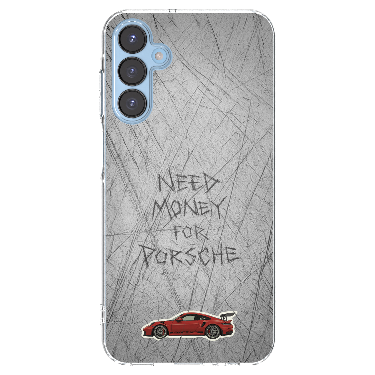 Picasee Samsung Galaxy A15 A156B 5G Hülle - Transparentes Silikon - Garage Scratch