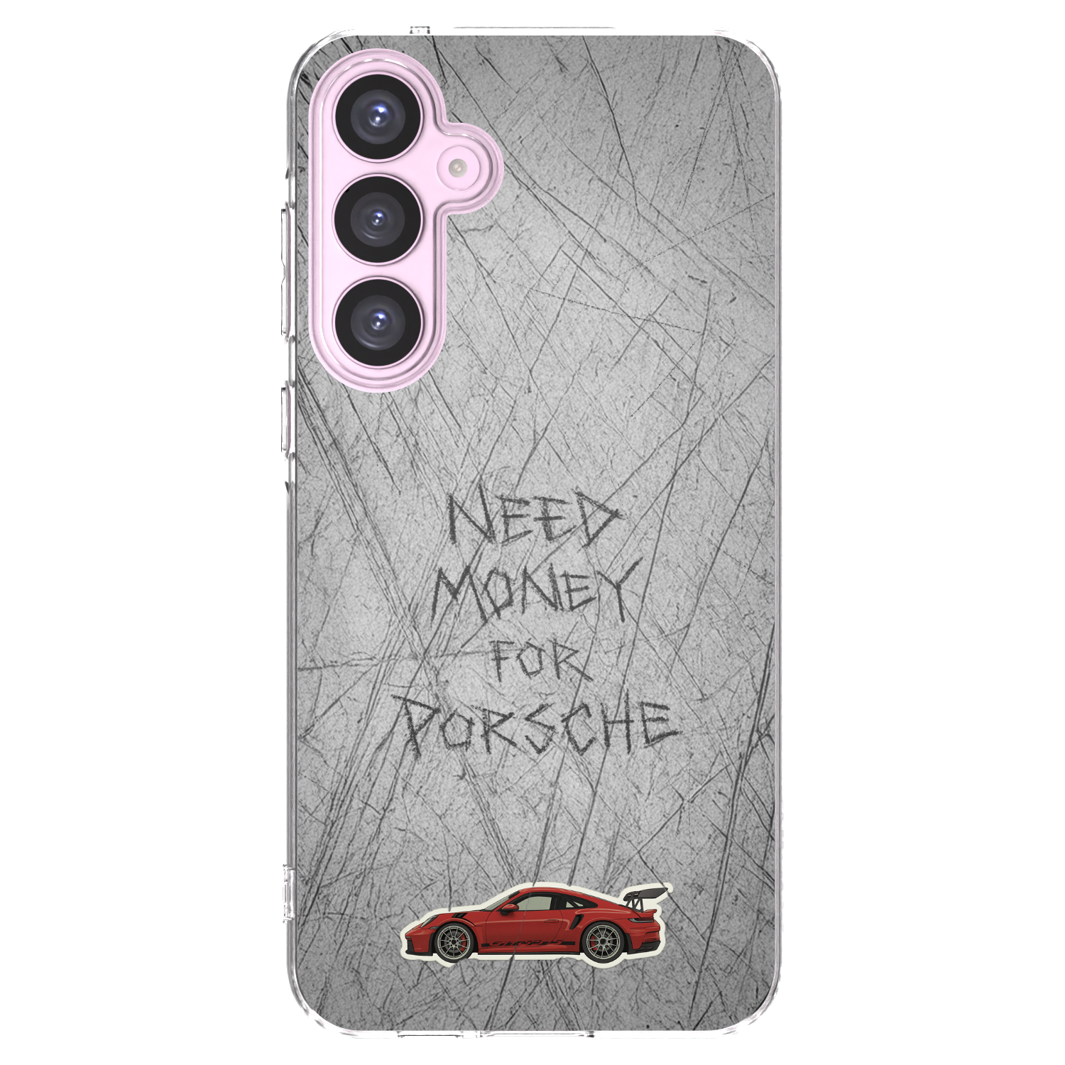 Picasee Samsung Galaxy A55 5G A556B Hülle - Transparentes Silikon - Garage Scratch