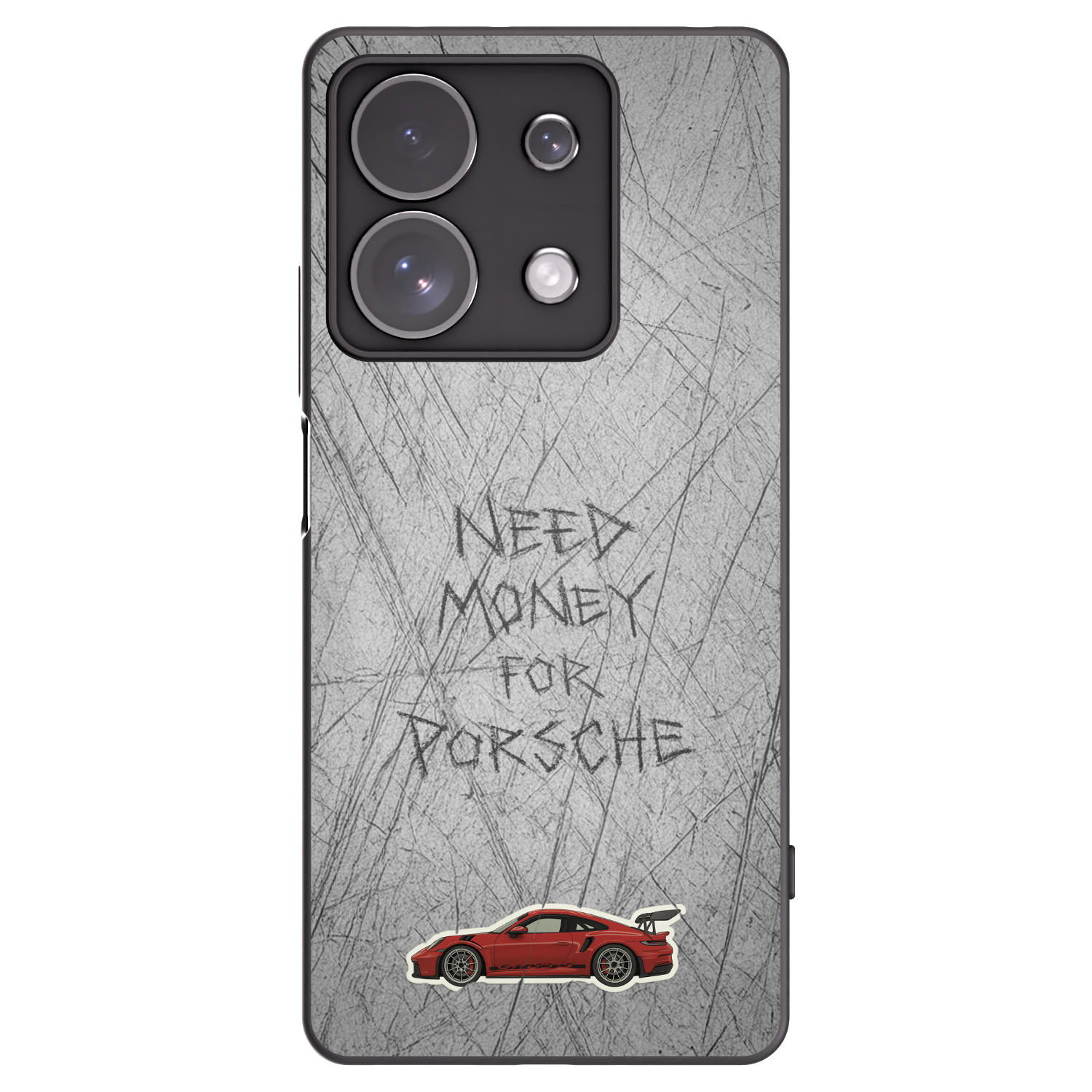 Picasee Xiaomi Redmi Note 13 Pro 4G Hülle - Schwarzes Silikon - Garage Scratch