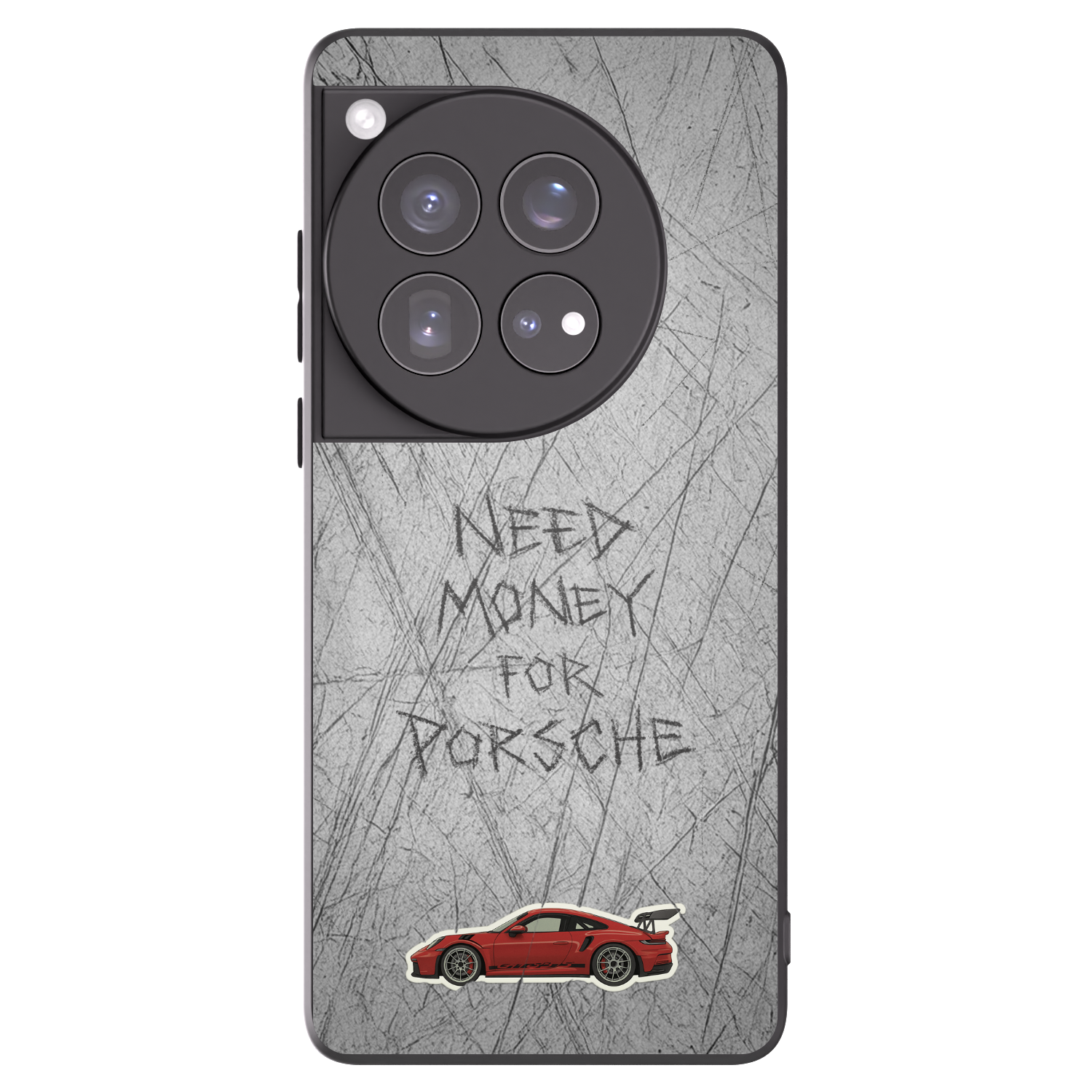 Picasee OnePlus 12 5G Hülle - Schwarzes Silikon - Garage Scratch