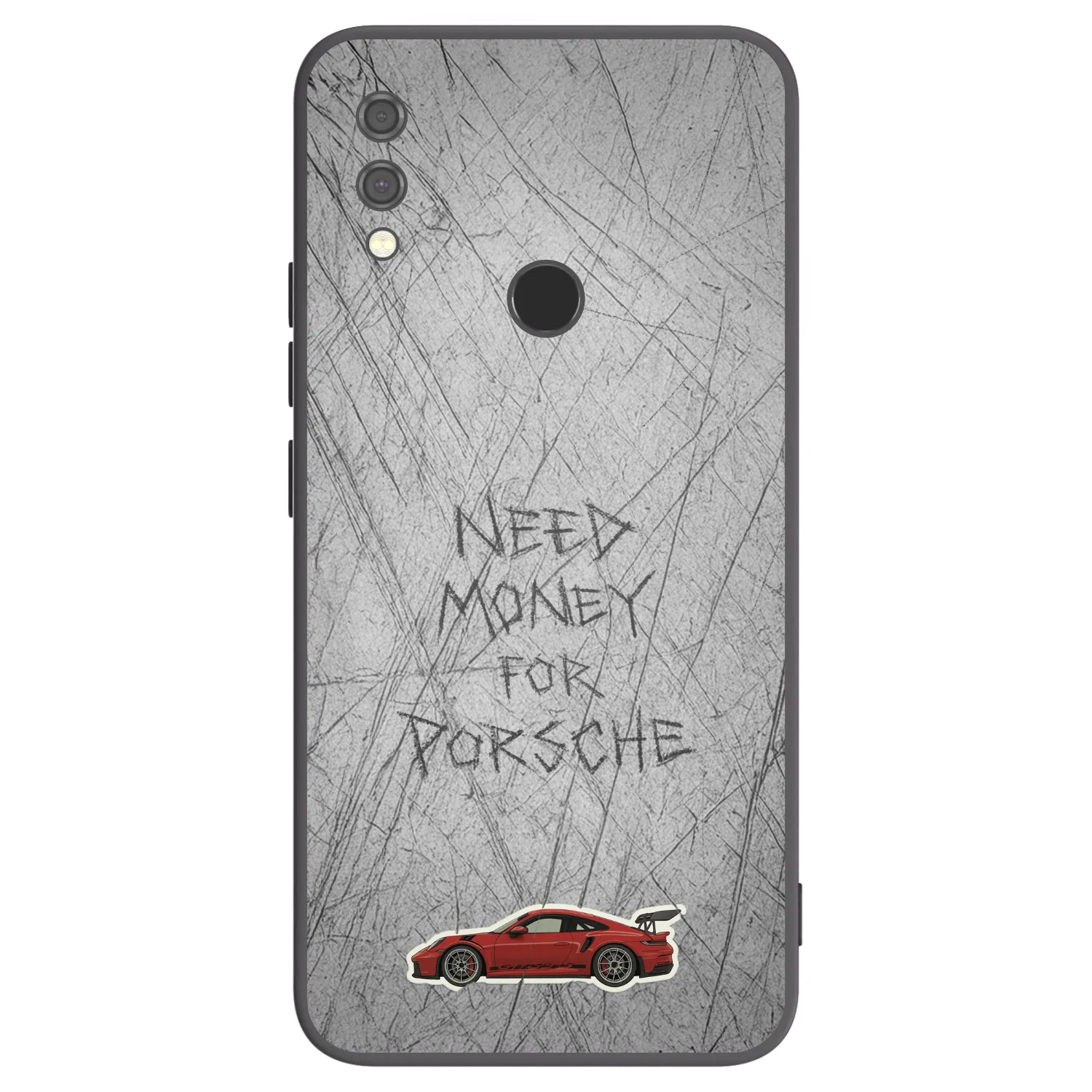 Picasee Xiaomi Redmi Note 7 Hülle - Schwarzes Silikon - Garage Scratch