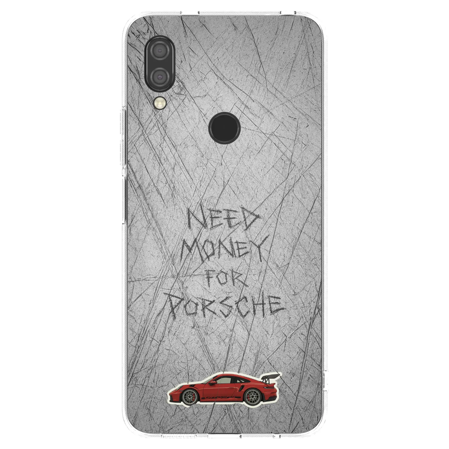 Picasee Xiaomi Redmi 7 Hülle - Transparentes Silikon - Garage Scratch