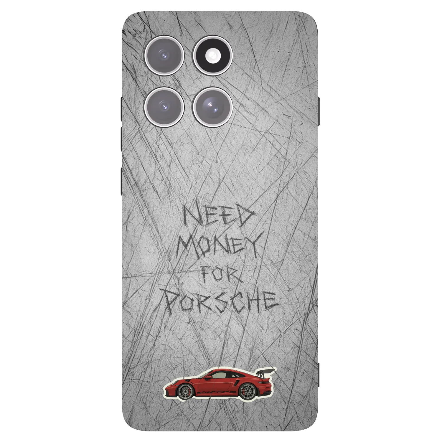 Picasee Motorola Edge 60 Pro Hülle - Schwarzes Silikon - Garage Scratch