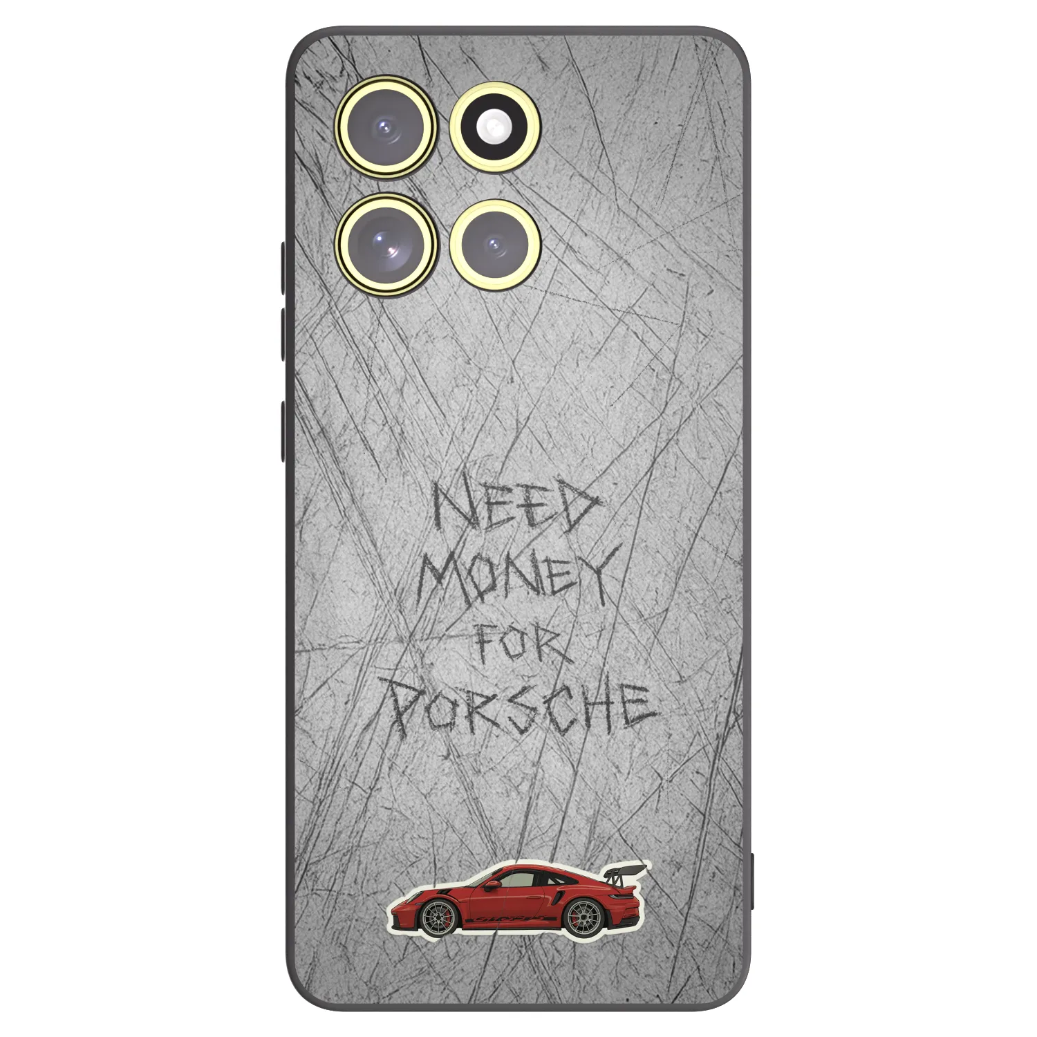 Picasee Motorola Moto G86 5G Hülle - Schwarzes Silikon - Garage Scratch