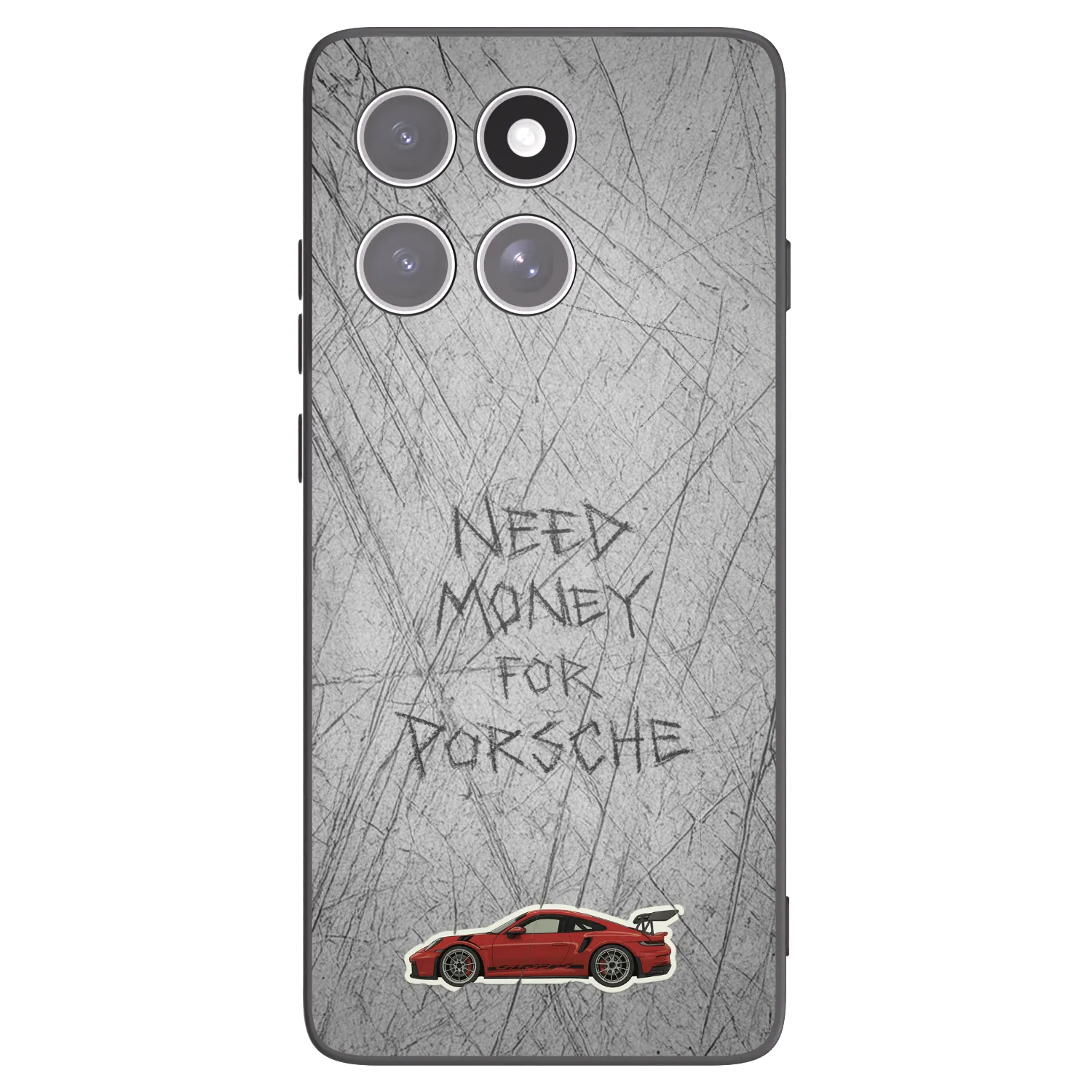 Picasee Motorola Edge 60 Fusion Hülle - Schwarzes Silikon - Garage Scratch