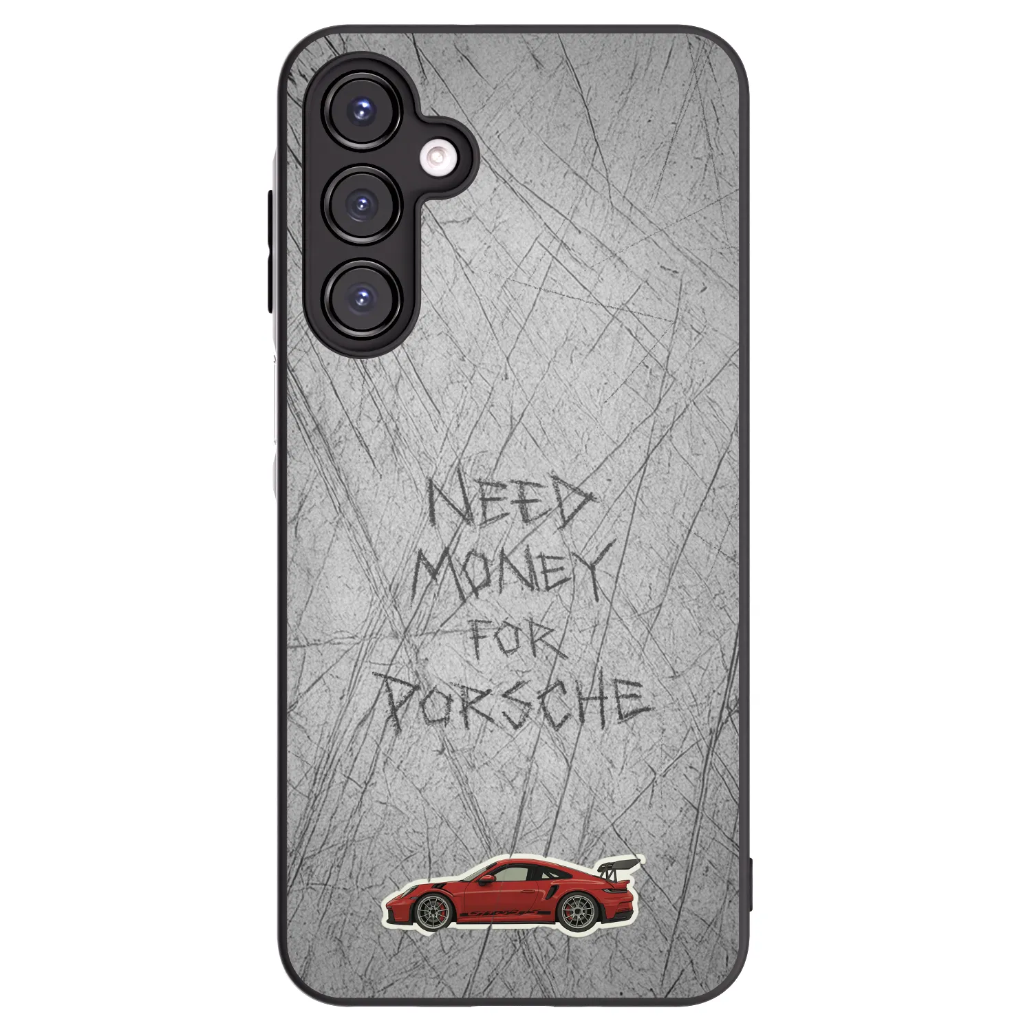 Picasee Samsung Galaxy A16 4G Hülle - Schwarzes Silikon - Garage Scratch