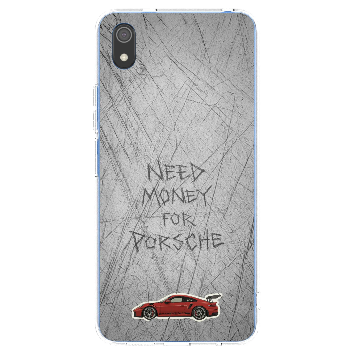 Picasee Xiaomi Redmi 7A Hülle - Transparentes Silikon - Garage Scratch