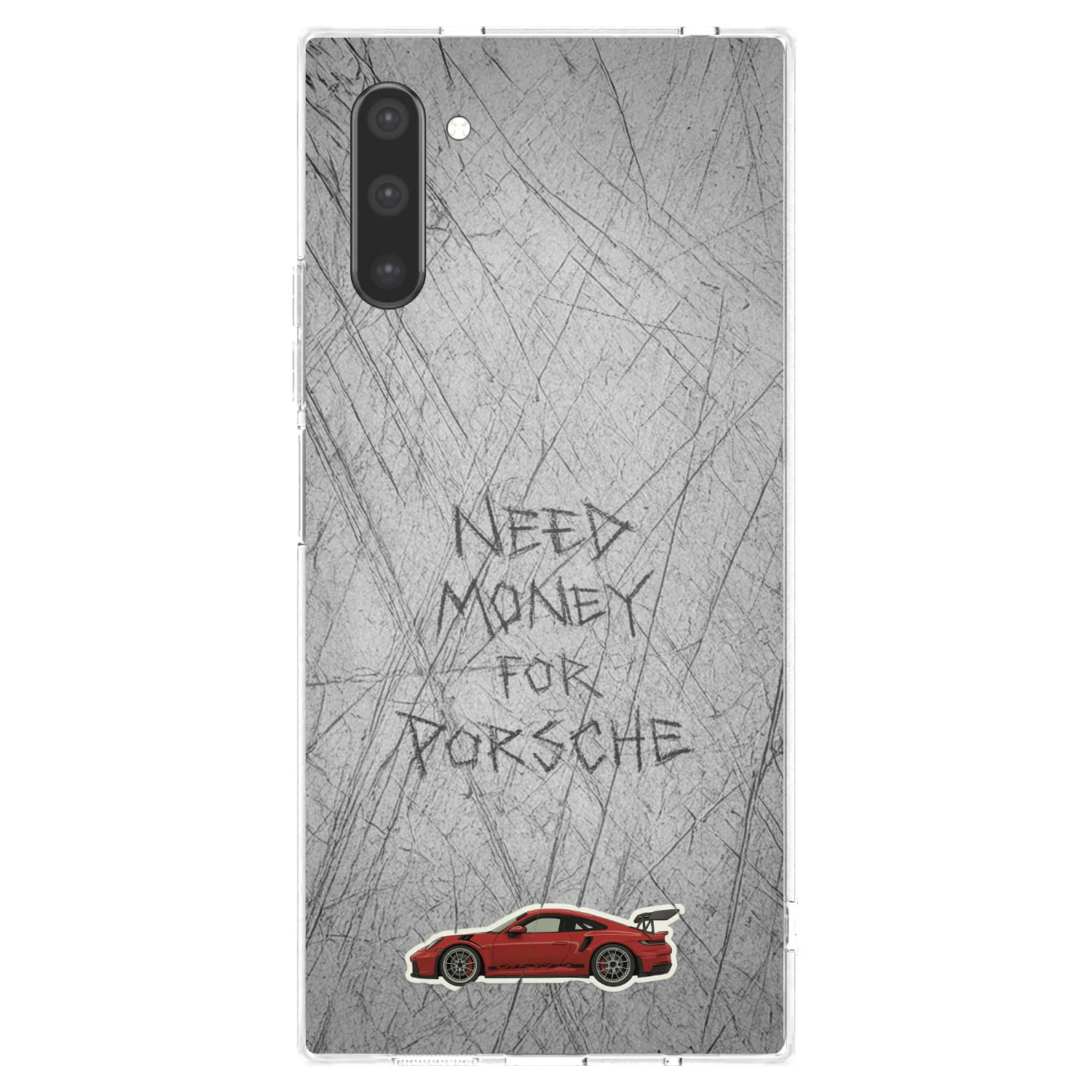 Picasee Samsung Galaxy Note 10 N970F Hülle - Transparentes Silikon - Garage Scratch