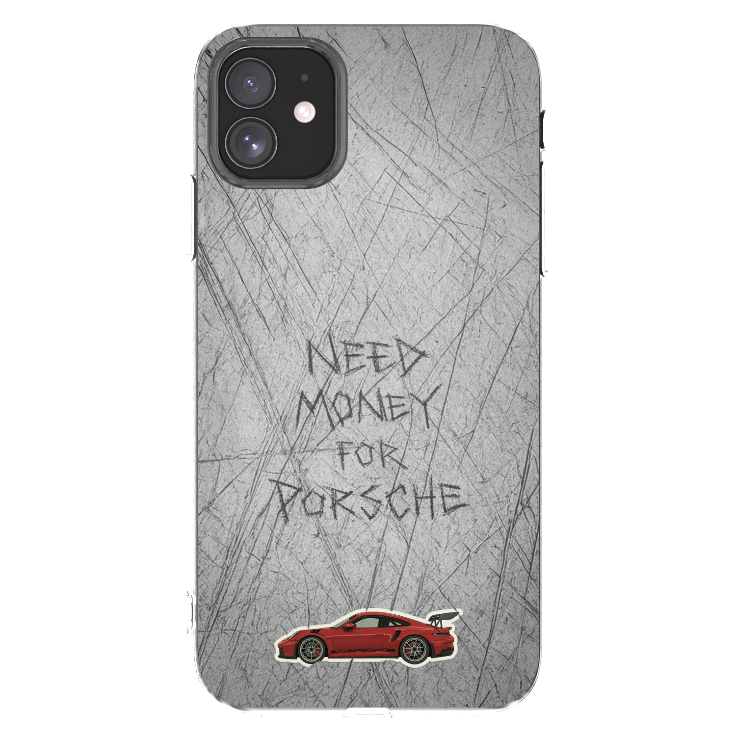 Picasee Apple iPhone 11 Hülle - Transparentes Silikon - Garage Scratch