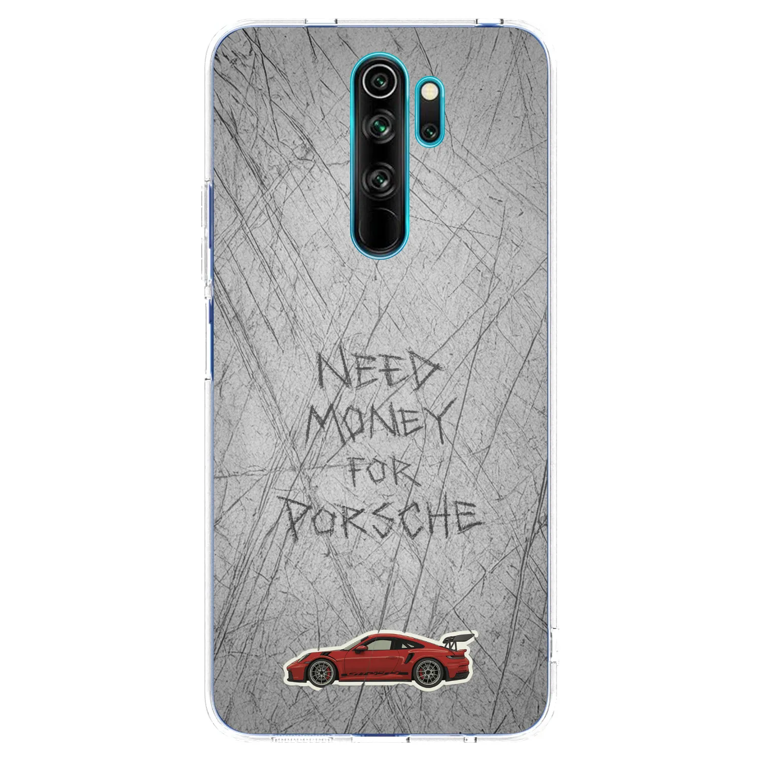 Picasee Xiaomi Redmi Note 8 Pro Hülle - Transparentes Silikon - Garage Scratch