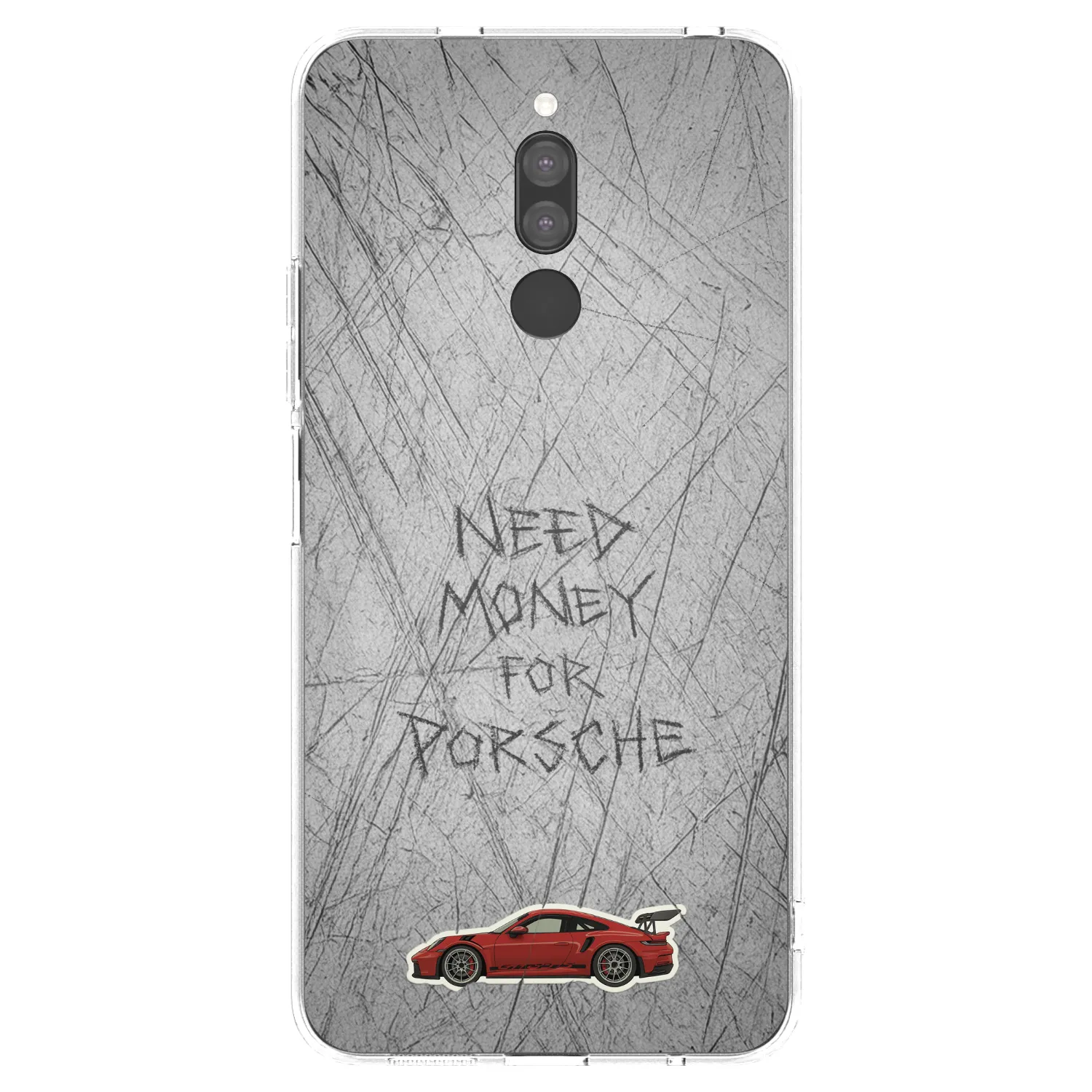 Picasee Xiaomi Redmi 8 Hülle - Transparentes Silikon - Garage Scratch
