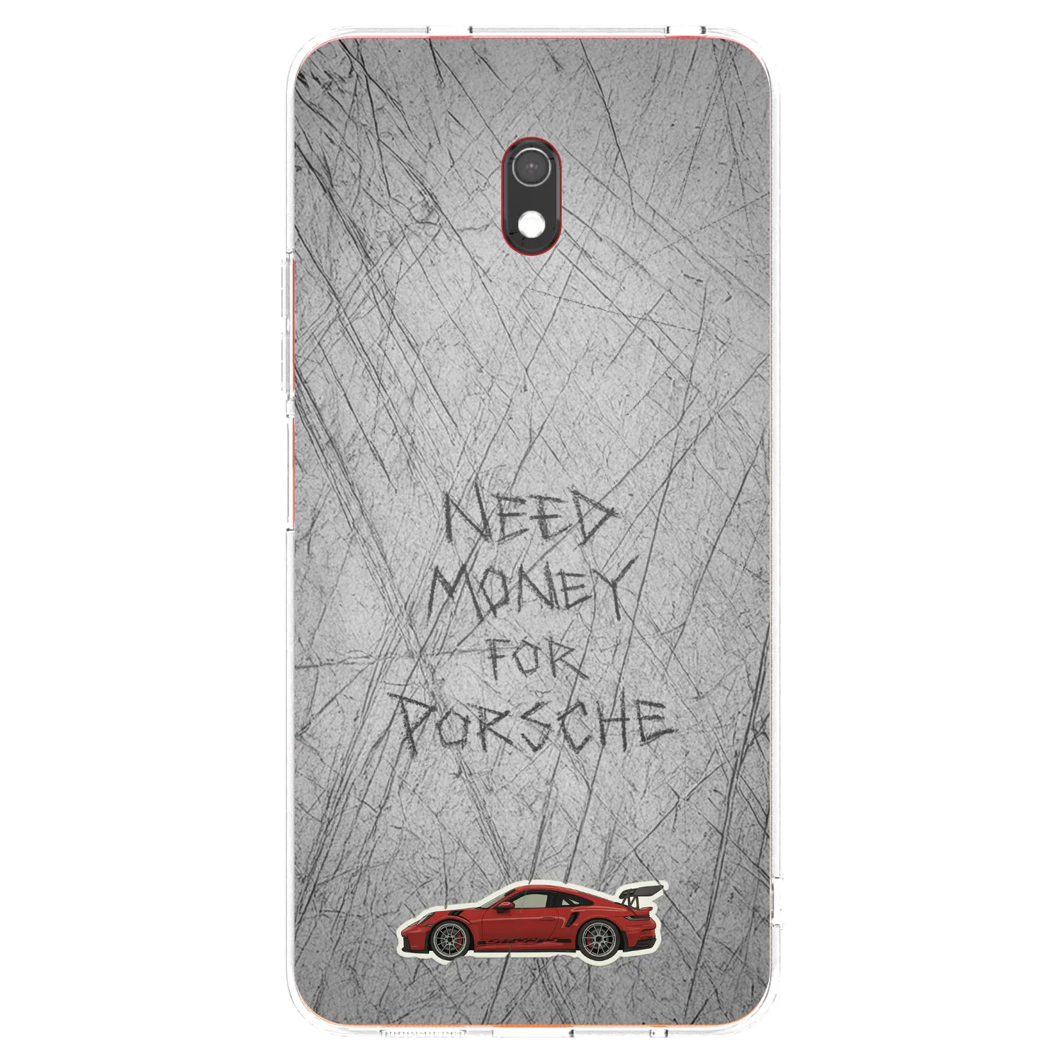 Picasee Xiaomi Redmi 8A Hülle - Transparentes Silikon - Garage Scratch