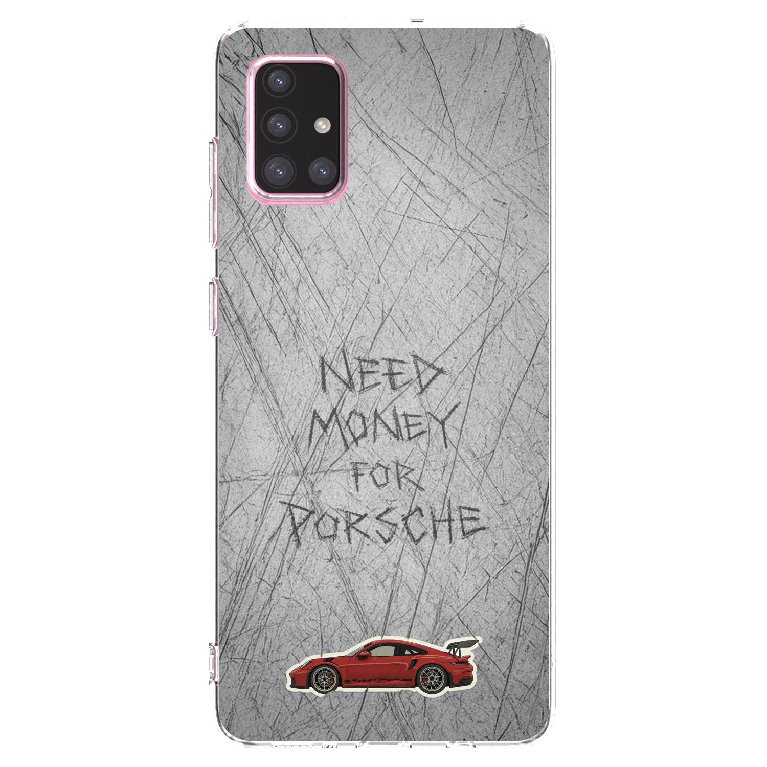 Picasee Samsung Galaxy A71 A715F Hülle - Transparentes Silikon - Garage Scratch