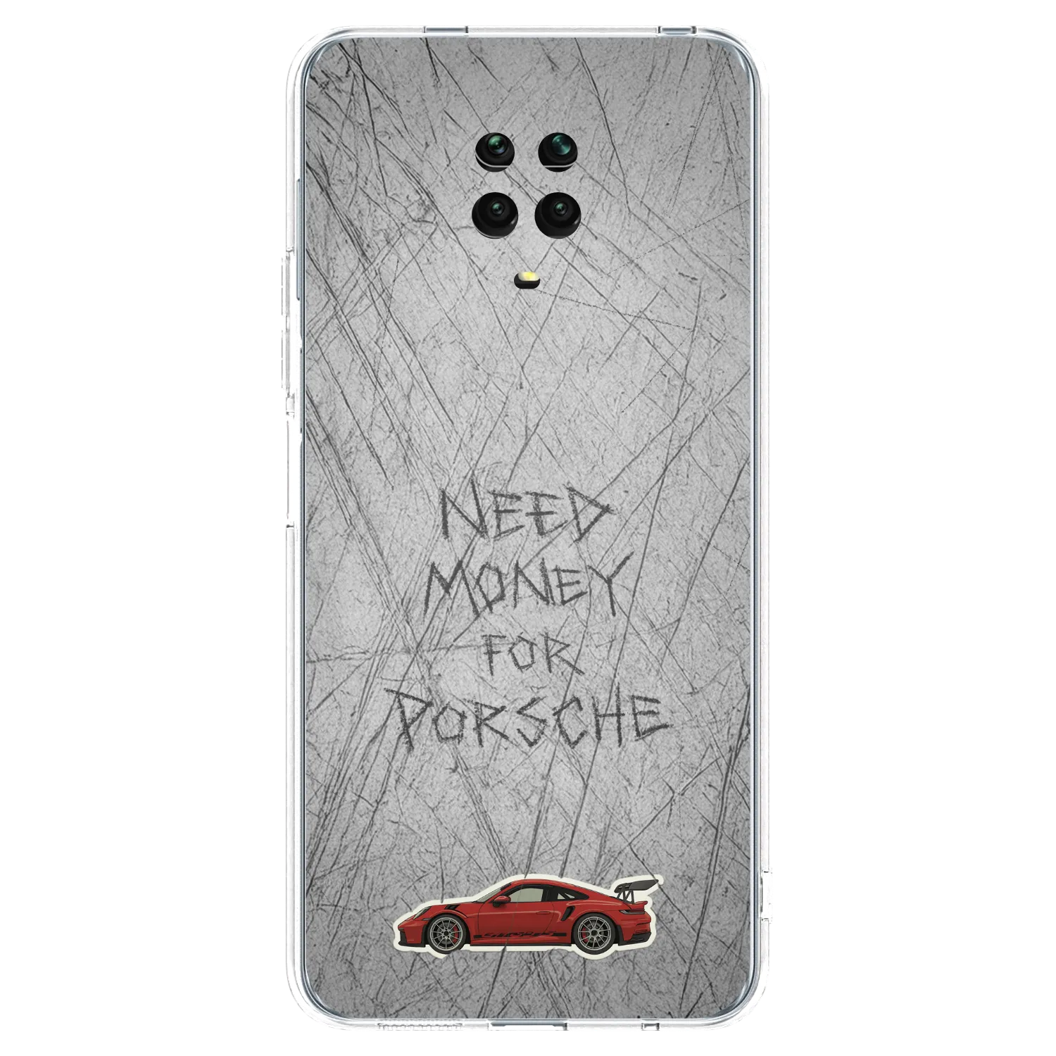 Picasee Xiaomi Redmi Note 9 Pro Hülle - Transparentes Silikon - Garage Scratch