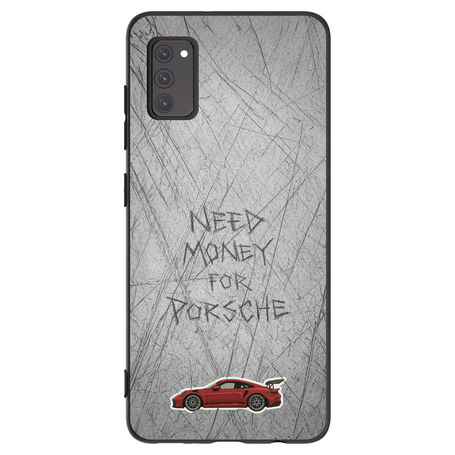 Picasee Samsung Galaxy A41 A415F Hülle - Schwarzes Silikon - Garage Scratch