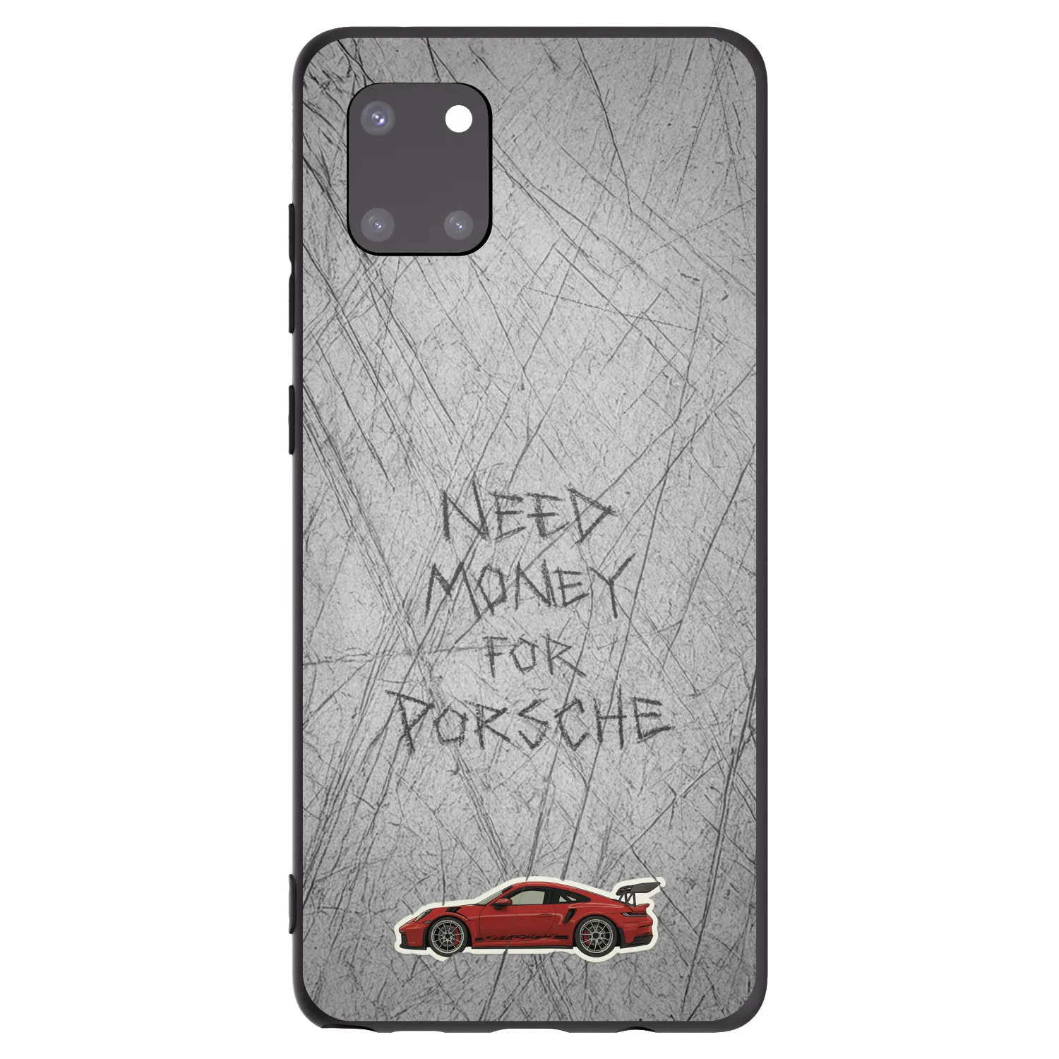 Picasee Samsung Galaxy Note 10 Lite N770F Hülle - Schwarzes Silikon - Garage Scratch