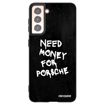 Picasee Samsung Galaxy S21 5G G991B Hülle - Schwarzes Silikon - Black Dollar