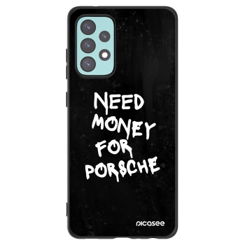 Picasee Samsung Galaxy A72 A725F Hülle - Schwarzes Silikon - Black Dollar
