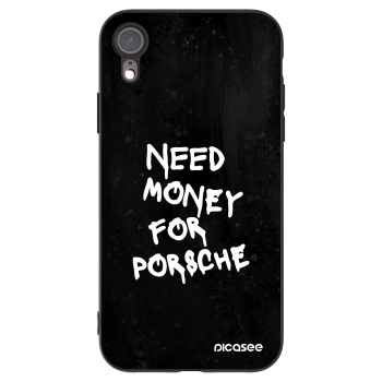 Picasee Apple iPhone XR Hülle - Schwarzes Silikon - Black Dollar