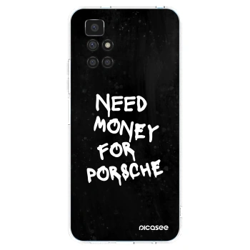 Picasee Xiaomi Redmi 10 Hülle - Transparentes Silikon - Black Dollar