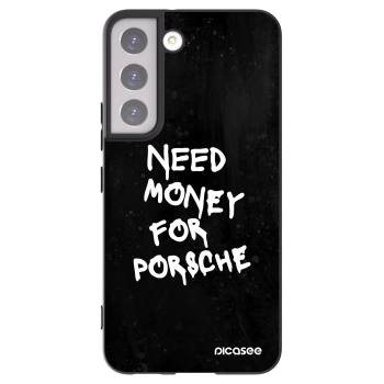 Picasee Samsung Galaxy S22 5G Hülle - Schwarzes Silikon - Black Dollar