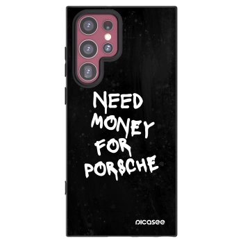 Picasee Samsung Galaxy S22 Ultra 5G Hülle - Schwarzes Silikon - Black Dollar
