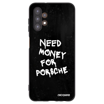 Picasee Samsung Galaxy A13 4G A135 Hülle - Schwarzes Silikon - Black Dollar