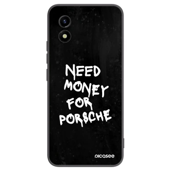 Picasee Vivo Y01 Hülle - Schwarzes Silikon - Black Dollar