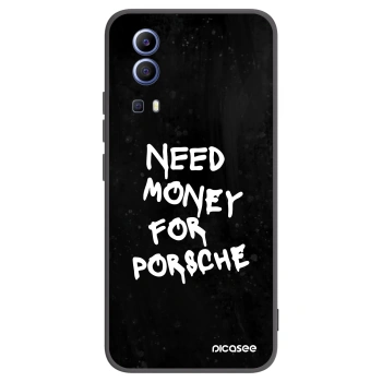 Picasee Vivo Y52 5G Hülle - Schwarzes Silikon - Black Dollar