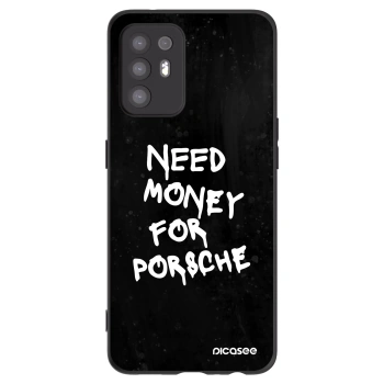 Picasee OPPO A94 5G Hülle - Schwarzes Silikon - Black Dollar