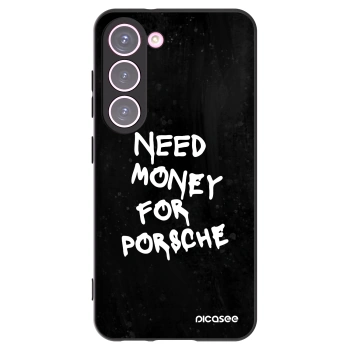 Picasee Samsung Galaxy S23 5G Hülle - Schwarzes Silikon - Black Dollar