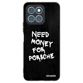 Picasee Honor X8 5G Hülle - Schwarzes Silikon - Black Dollar
