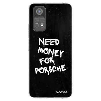 Picasee Xiaomi Redmi Note 11S 5G Hülle - Transparentes Silikon - Black Dollar