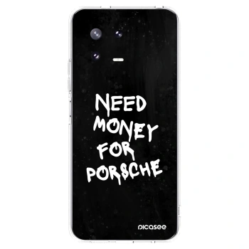 Picasee Xiaomi 13 Pro Hülle - Transparentes Silikon - Black Dollar