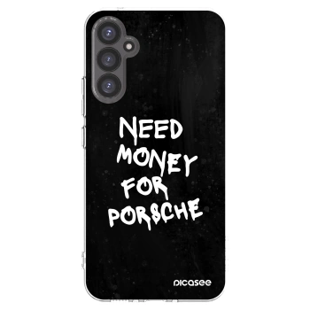 Picasee Samsung Galaxy A34 5G A346B Hülle - Transparentes Silikon - Black Dollar