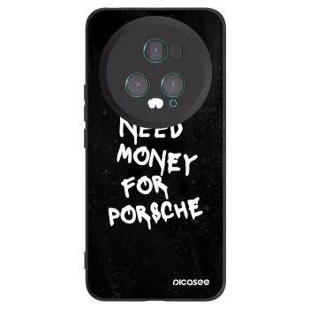 Picasee Honor Magic5 Pro Hülle - Schwarzes Silikon - Black Dollar