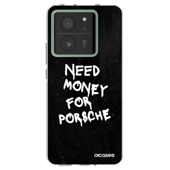 Picasee Xiaomi 13T Pro Hülle - Transparentes Silikon - Black Dollar