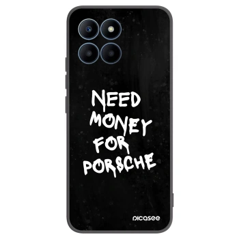 Picasee Honor 70 Lite Hülle - Schwarzes Silikon - Black Dollar