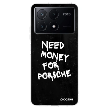 Picasee Xiaomi Poco X6 Pro Hülle - Transparentes Silikon - Black Dollar