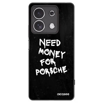 Picasee Xiaomi Redmi Note 13 4G Hülle - Schwarzes Silikon - Black Dollar